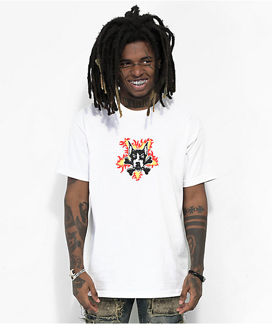Dog Years Flame White TShirt