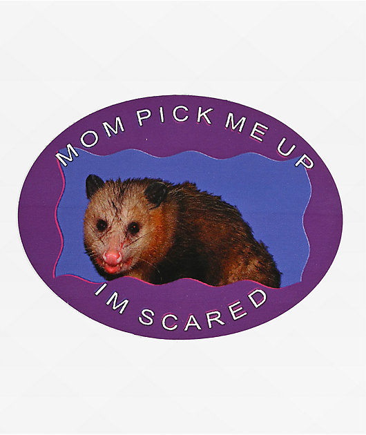Dogecore I'm Scared Sticker