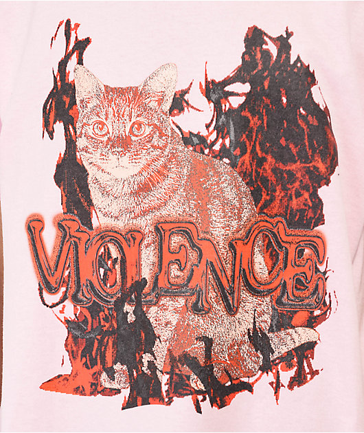 Dogecore Violence Pink T Shirt Zumiez