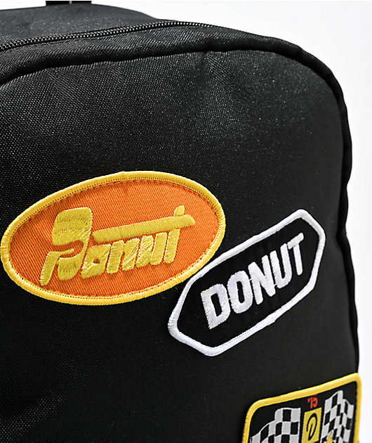 Donut Patch Black Backpack