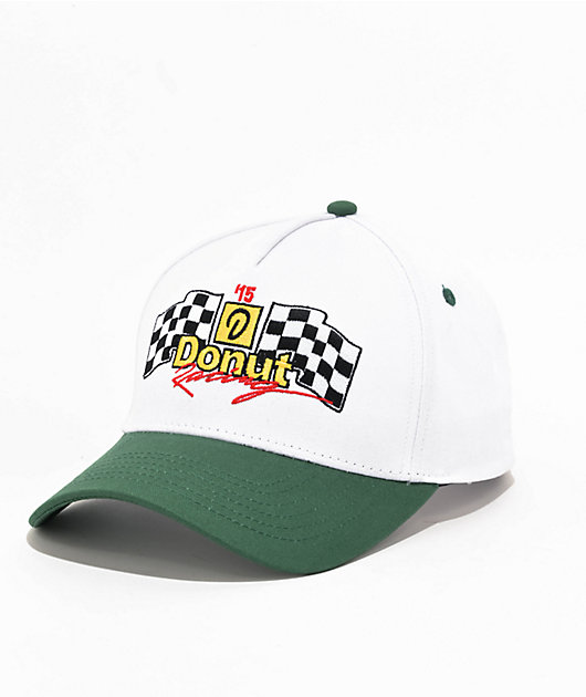 Donut Racing Checkered Flag Snapback Hat Zumiez