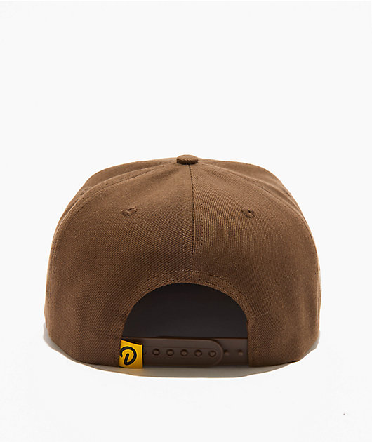 Donut World Champs Brown Snapback Hat | Zumiez