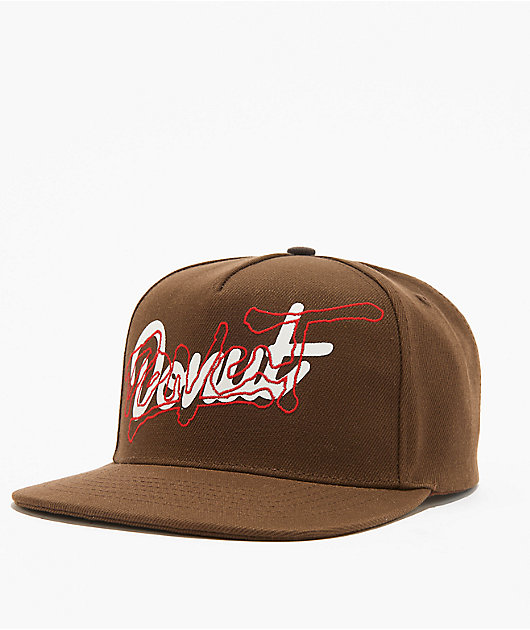 Donut World Champs Brown Snapback Hat | Zumiez