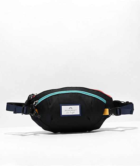 Doughnut x Lucas Seattle Black Fanny Pack Zumiez