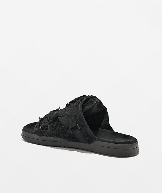 Draco Slides Distressed Black Slides