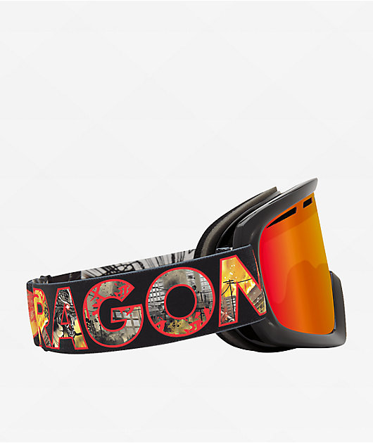 Dragon D1 OTG Klash & Red Ion Snowboard Goggles | Zumiez