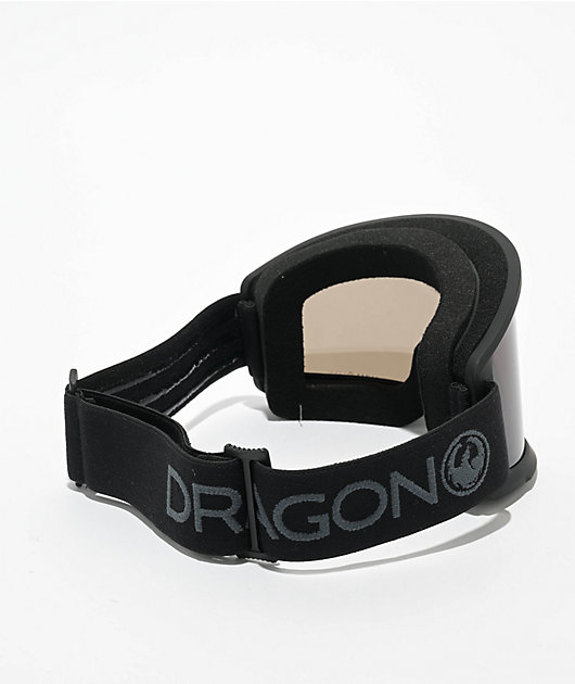 DRAGON - Dragon Unisex DX3 L ドラゴン　Blackout Frame Dragon DX3 L OTG Blackout & Dark Smoke Snowboard Goggles