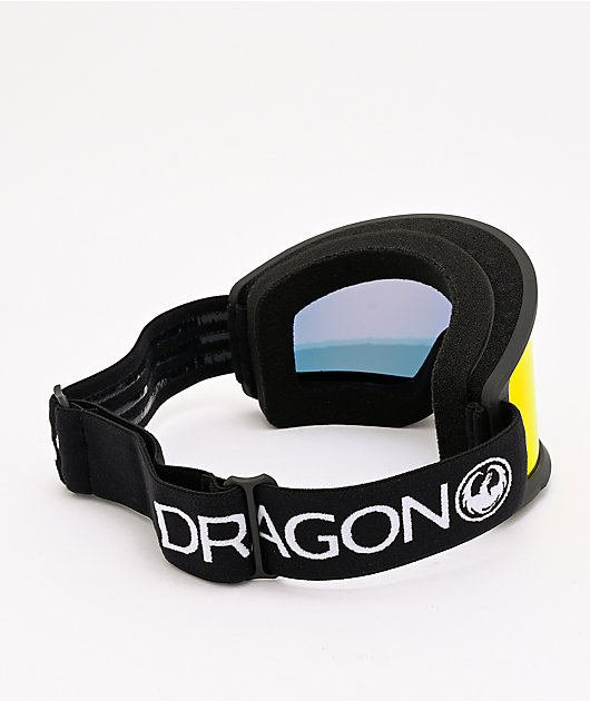 Dragon DX3 OTG Black & Red Ion Snowboard Goggles