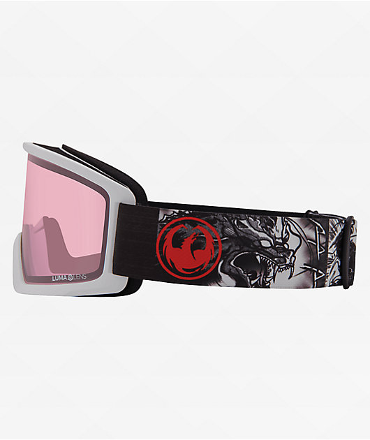 Dragon DX3 OTG Manga & Light Rose Snowboard Goggles | Zumiez