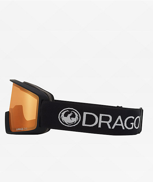 Dragon DXT OTG Black & Lumalens Amber Snowboard Goggles | Zumiez