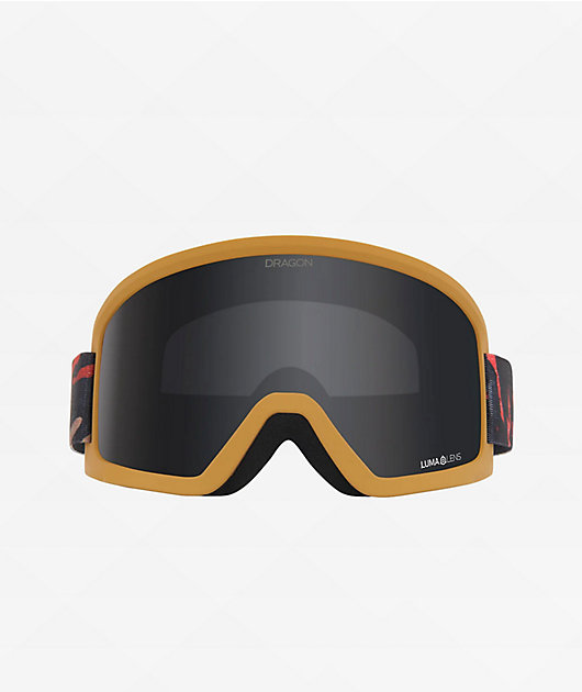 Dragon Iguchi DX3 L OTG Red & Dark Smoke Snowboard Goggles | Zumiez