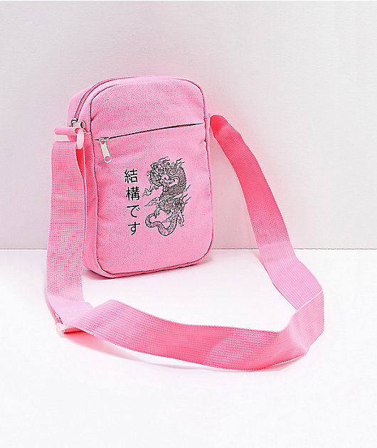 pink shoulder purse