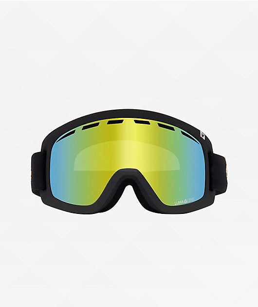 Dragon Mikkel D1 OTG Black & Gold Ion Snowboard Goggles