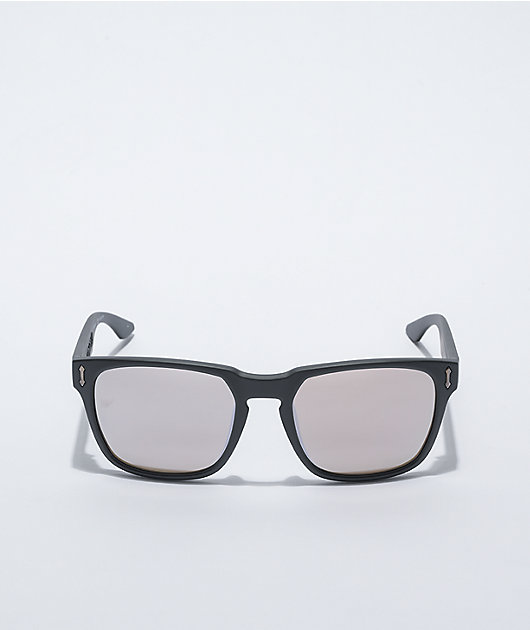 Dragon Monarch XL Matte Black & Silver Ion Sunglasses
