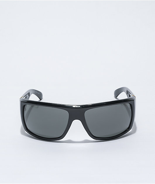 Dragon Vantage Shiny Black Smoke Sunglasses