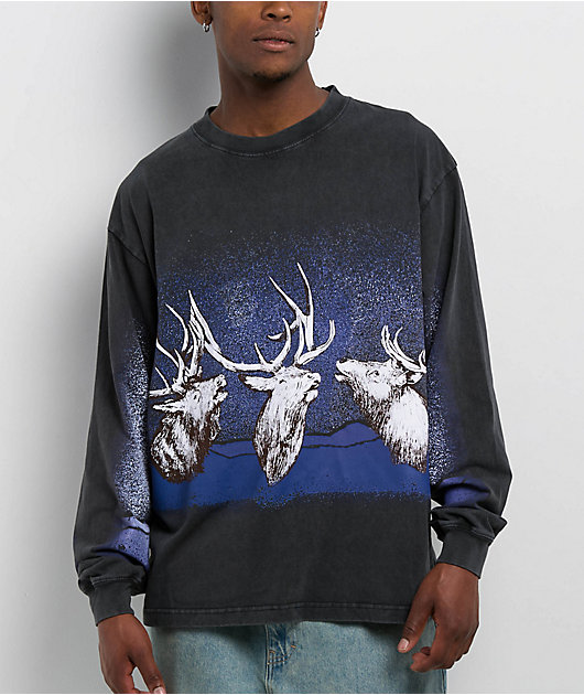 Dravus 100 Acre Wood Black Long Sleeve T-Shirt