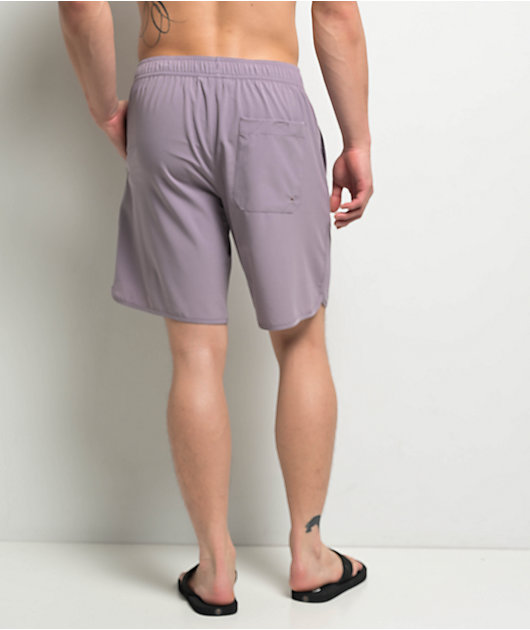 Dravus All Terrain Eggplant Board Shorts