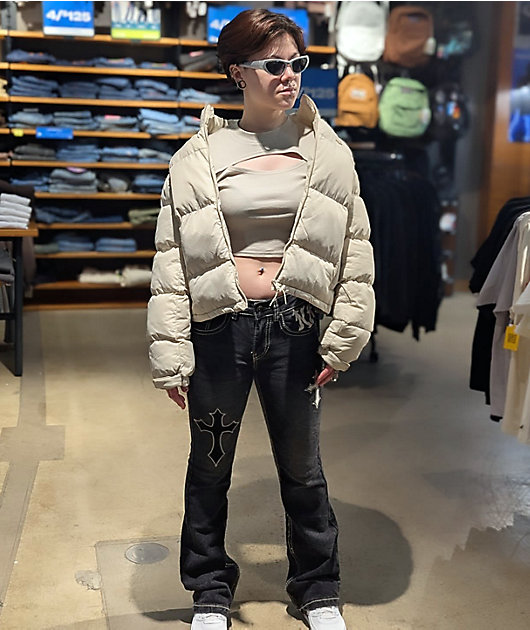 Dravus Aurora Cream Puffer Jacket