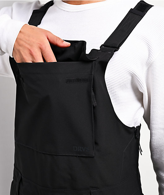 Dravus Ballinger Black 20K Bib Snowboard Pants
