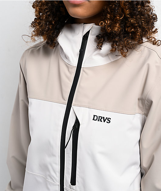 Dravus Belfair White & Natural 10K Snowboard Jacket