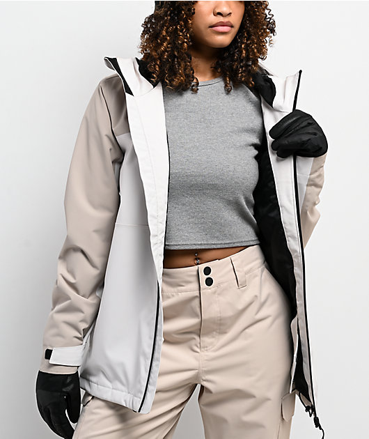Dravus Belfair White & Natural 10K Snowboard Jacket
