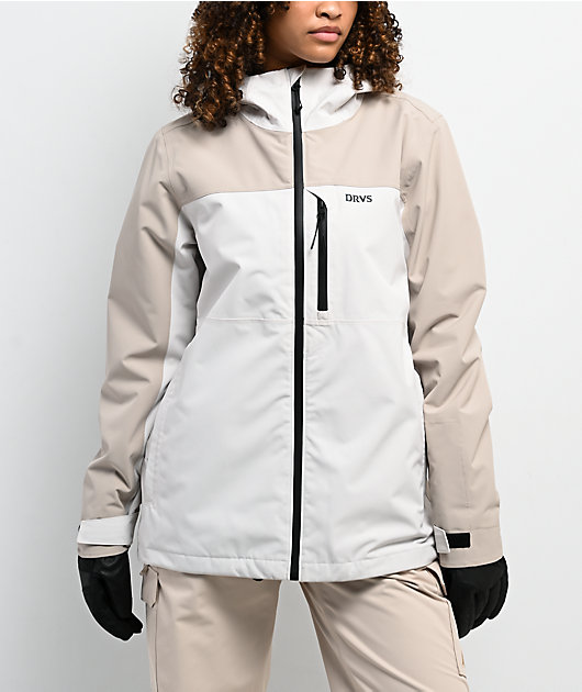 Dravus Belfair White & Natural 10K Snowboard Jacket