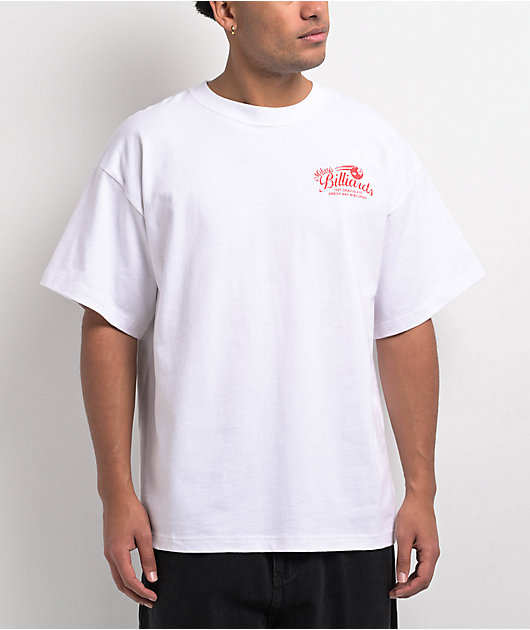 Dravus Billiards White T-Shirt