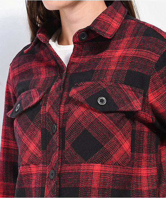 Sherpa hot sale plaid shirt