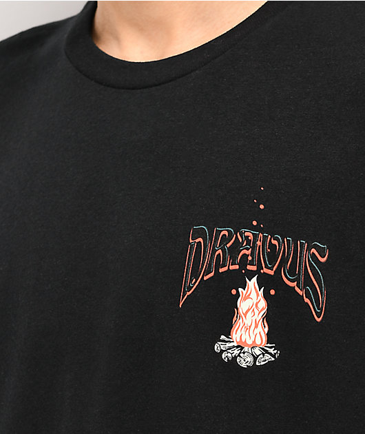 Dravus Camping Trippin Black T-Shirt
