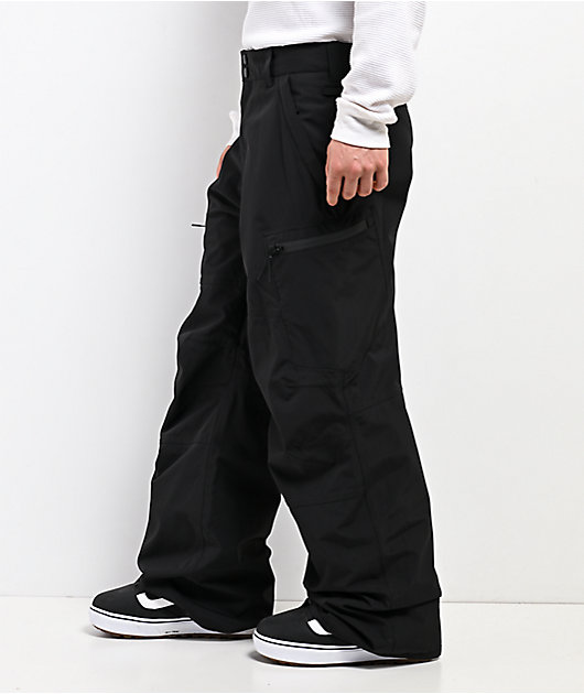 Dravus Cypress Black 15K Cargo Snowboard Pants | Zumiez