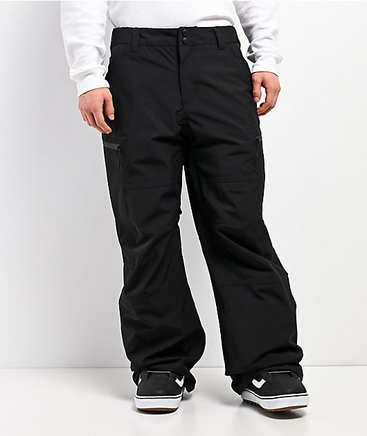 Dravus Cypress Black 15K Cargo Snowboard Pants | Zumiez