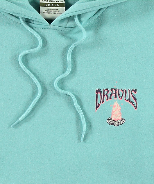 Dravus Diedra Camping Trippin Turquoise Hoodie