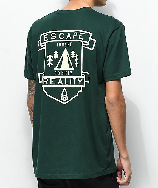 Dravus Escape Reality camiseta verde 