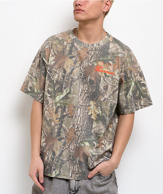 Dravus Forest Bathing Vintage Wood Camo T-Shirt