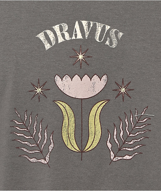 Dravus Grow Higher Camiseta color carbón