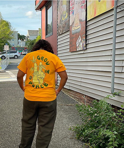 Dravus Grow In Peace Orange T-Shirt