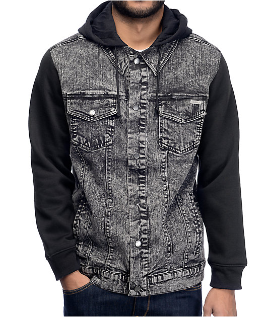 charcoal denim jacket