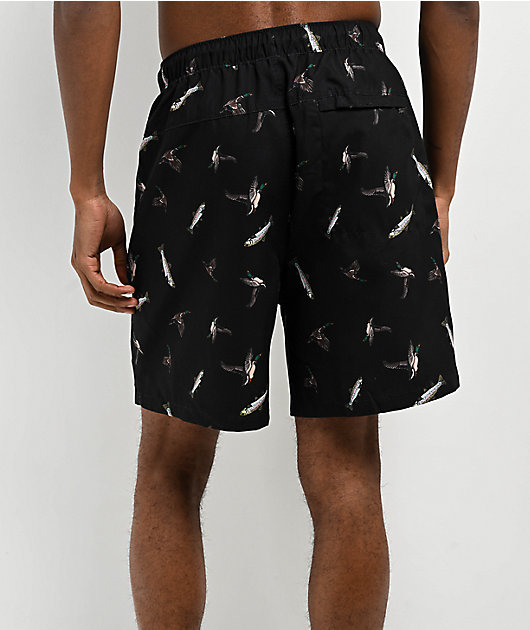 Dravus Kingfisher Black Board shorts