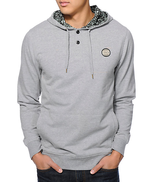 hooded henley shirt