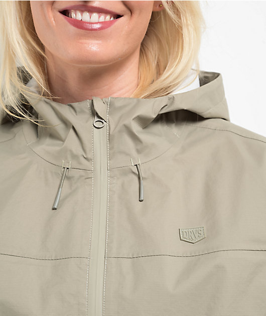Dravus Oasis Essential Beige Windbreaker Zip Jacket | Zumiez