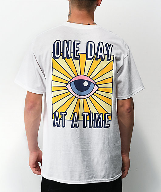 Dravus One Day At A Time White T-Shirt