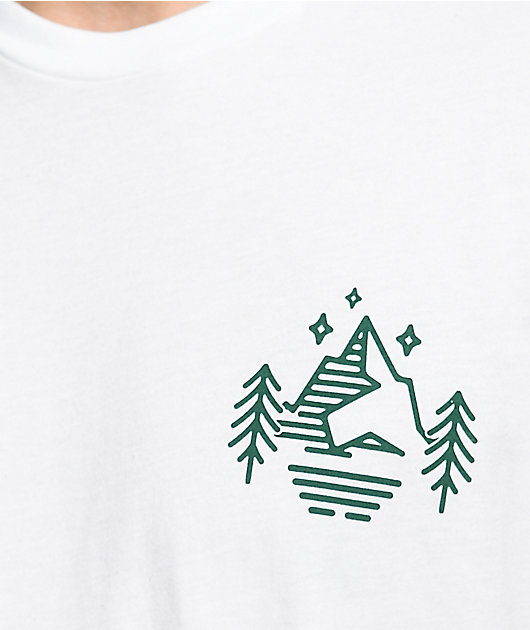 Dravus Peaks & Pines White T-Shirt