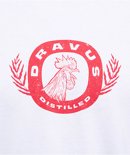 Dravus Pecking Order White Long Sleeve T-Shirt