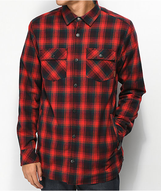 red flannel sherpa