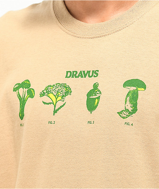 Dravus Plants Camiseta marrón