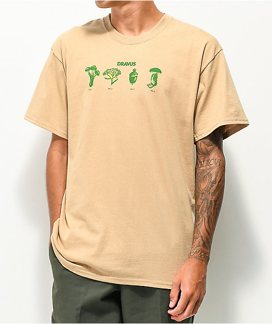 Dravus Plants Camiseta marrón