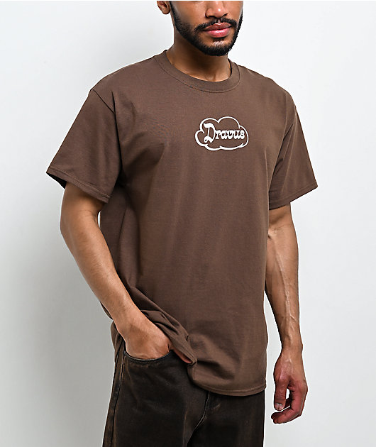 Dravus Positive Message Brown T-Shirt