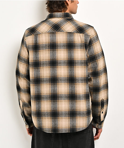 Dravus Required Brown & Navy Flannel Shirt