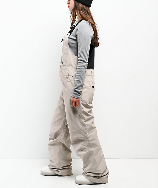 Dravus Rhododendron Khaki 15K Bib Snowboard Pants