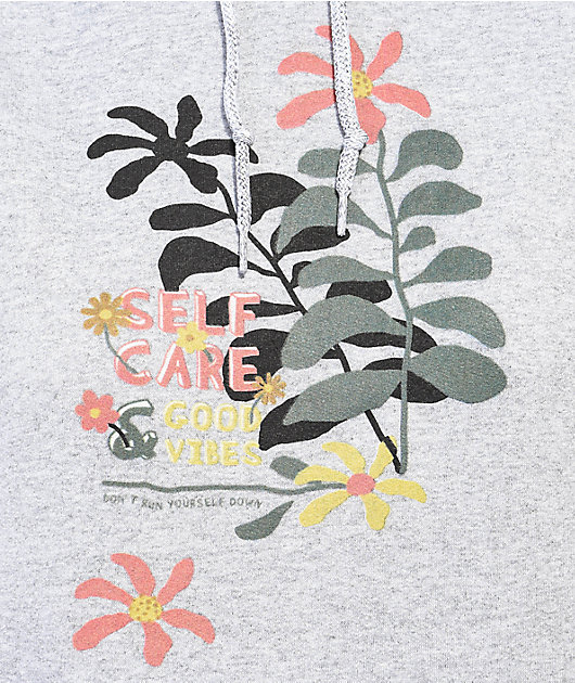 Dravus Self Care Sudadera con capucha gris
